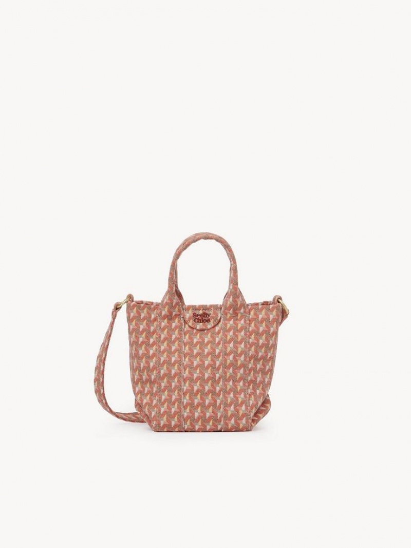Chloe Laetizia Mini Schoudertassen Oranje | CHE-SR14626