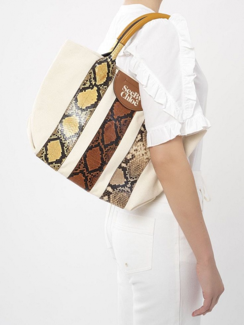 Chloe Laetizia Small Tote Tassen Bruin | CHE-SR14700