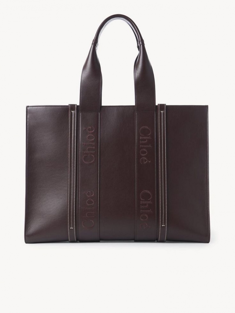 Chloe Large Woody Schoudertassen Diep | CHE-SR13433