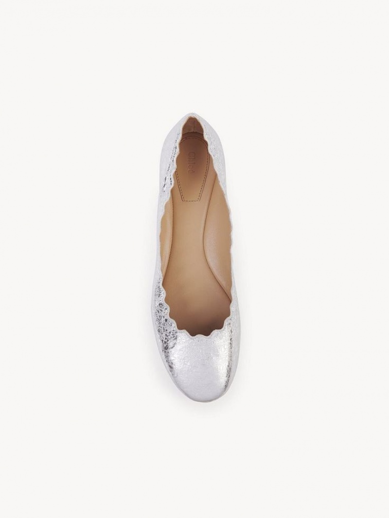 Chloe Lauren Ballet Flat Zilver | CHE-SR14271