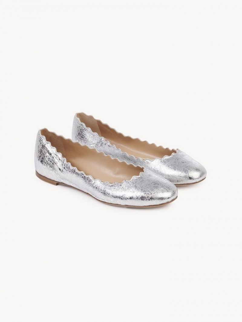 Chloe Lauren Ballet Flat Zilver | CHE-SR14271