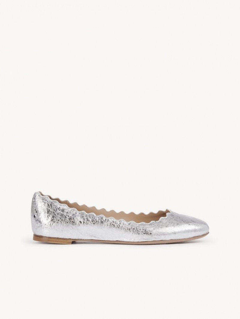 Chloe Lauren Ballet Flat Zilver | CHE-SR14271