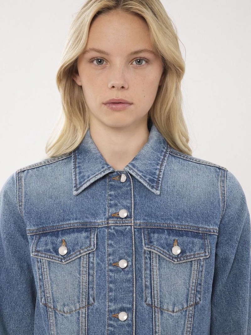 Chloe Long Shirt Jurk Blauw | CHE-SR13866