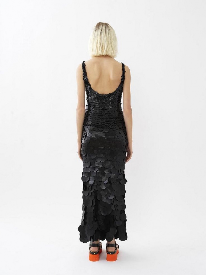 Chloe Long Tank Jurk Zwart | CHE-SR13828