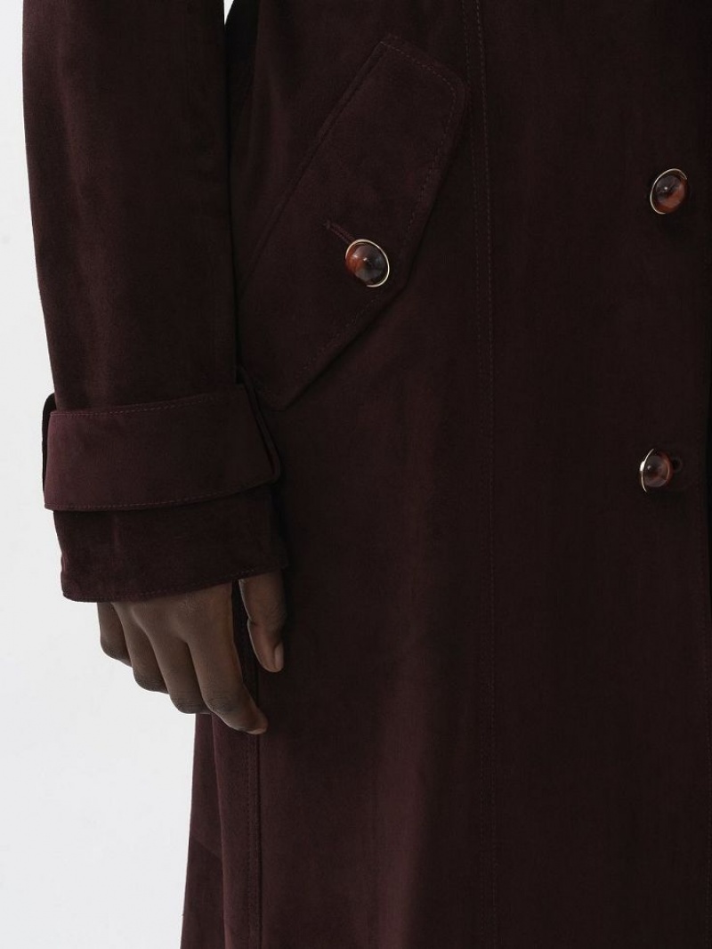 Chloe Long Trench Jassen Bruin | CHE-SR13802