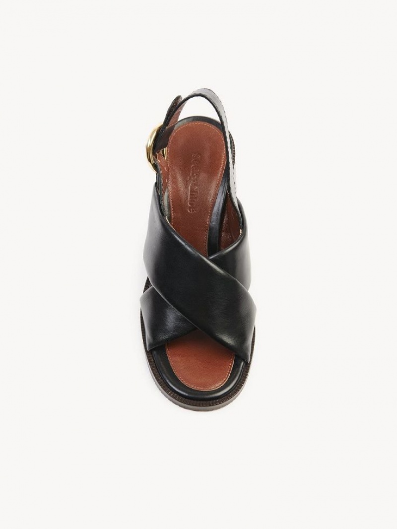 Chloe Lyna High-heel Sandalen Zwart | CHE-SR14805