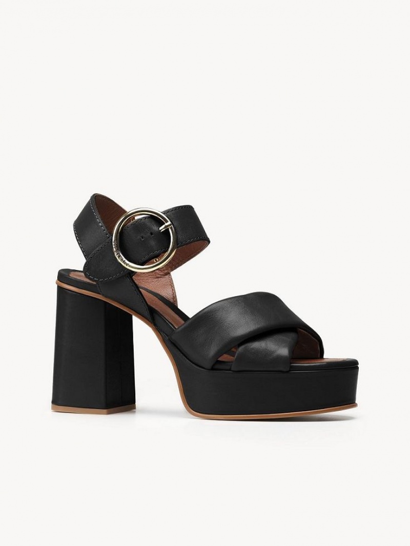 Chloe Lyna High-heel Sandalen Zwart | CHE-SR14812