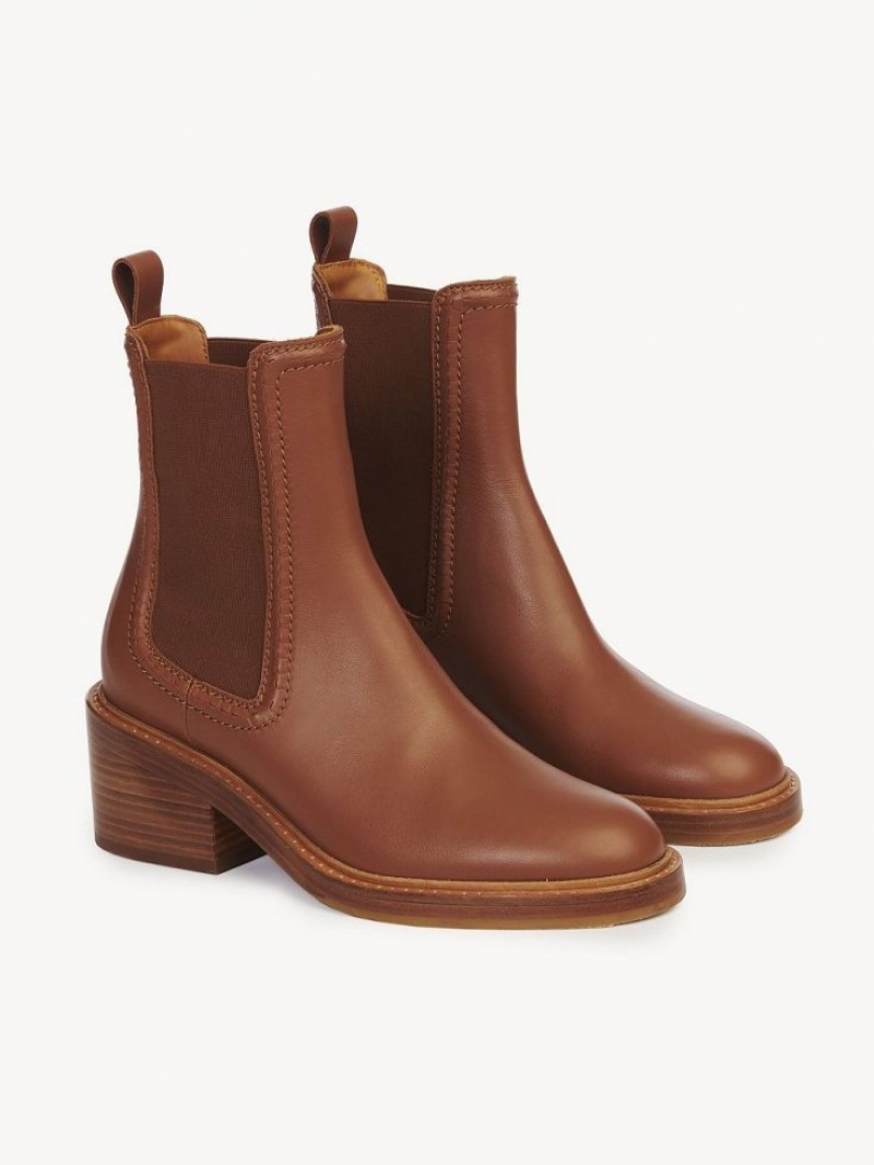 Chloe Mallo Enkellaarzen Bruin | CHE-SR14195