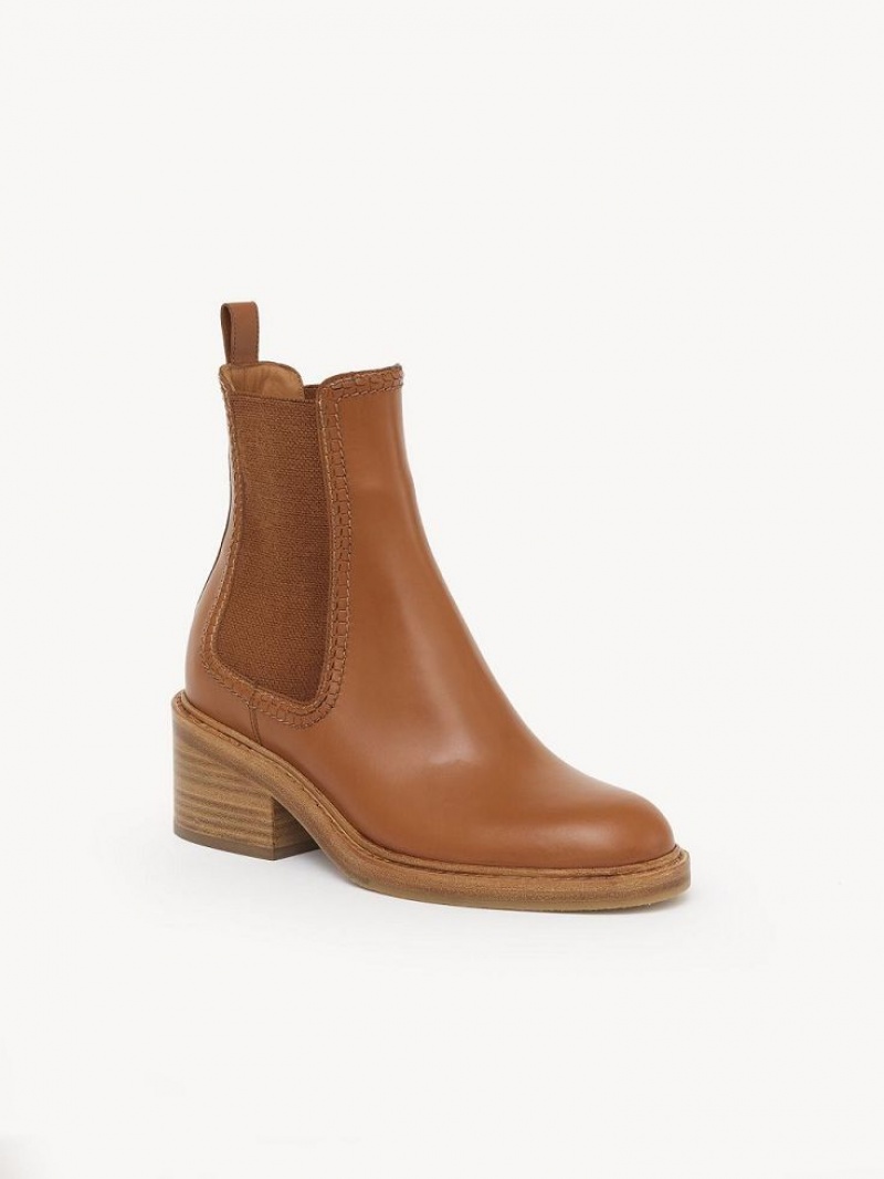 Chloe Mallo Enkellaarzen Bruin | CHE-SR14218