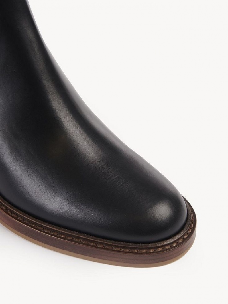 Chloe Mallo Enkellaarzen Zwart | CHE-SR14209