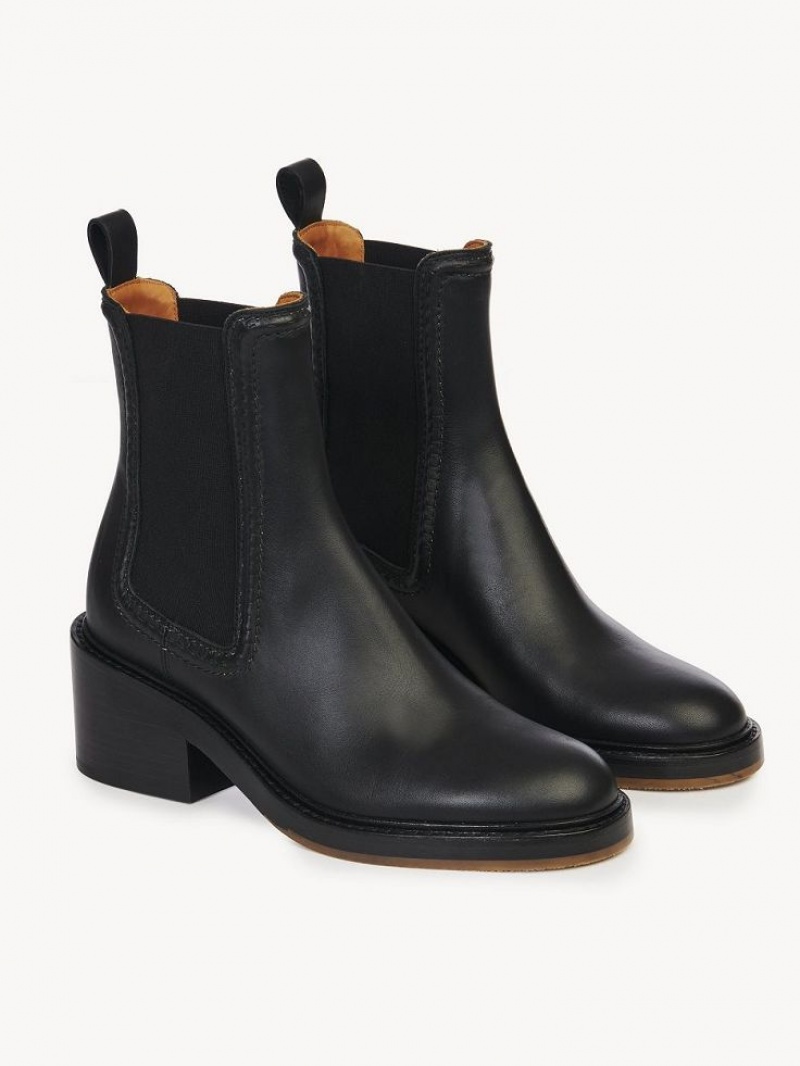 Chloe Mallo Enkellaarzen Zwart | CHE-SR14240