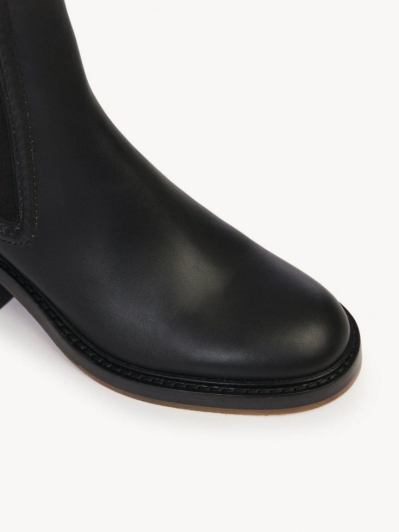 Chloe Mallo Enkellaarzen Zwart | CHE-SR14240