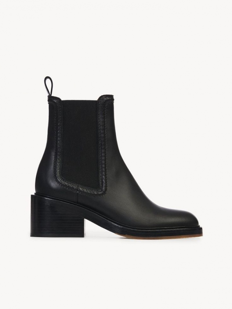 Chloe Mallo Enkellaarzen Zwart | CHE-SR14240
