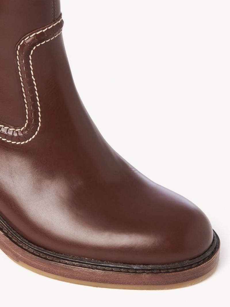 Chloe Mallo Hoge Laarzen Bruin | CHE-SR14234