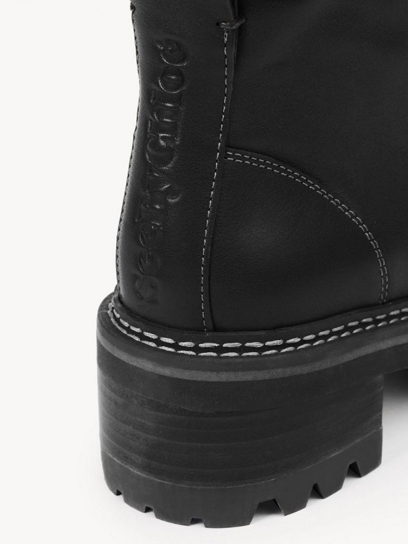 Chloe Mallory Biker Laarzen Zwart | CHE-SR14863