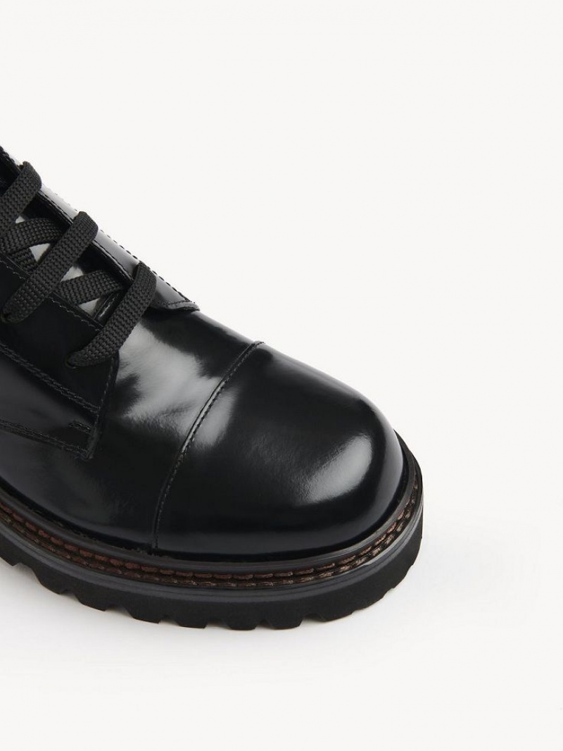 Chloe Mallory Enkellaarzen Zwart | CHE-SR14878