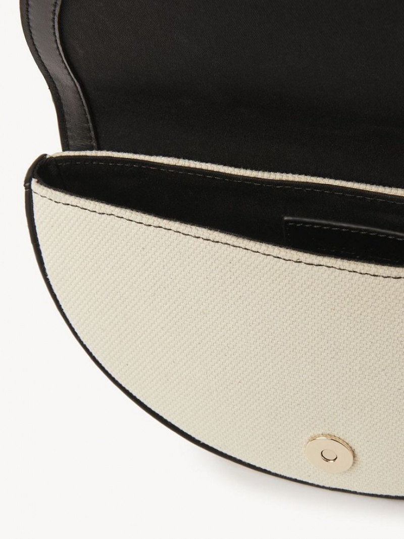 Chloe Mara Half Moon Mini Tassen Zwart | CHE-SR14753