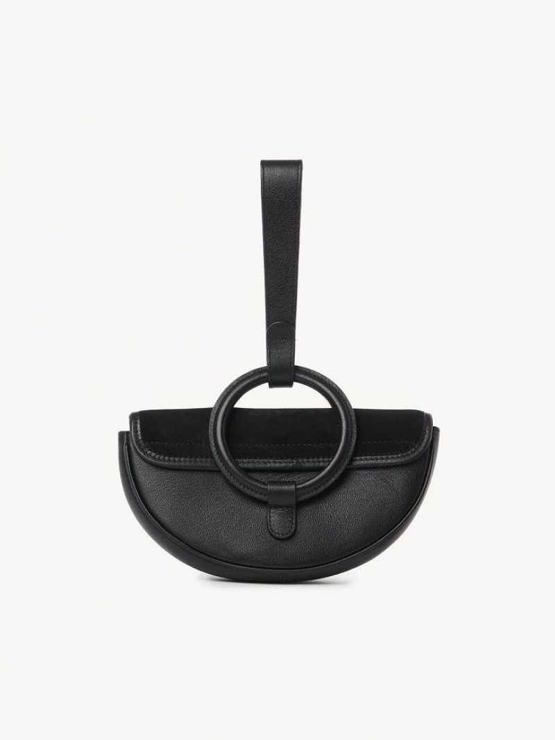Chloe Mara Half Moon Mini Tassen Zwart | CHE-SR14754