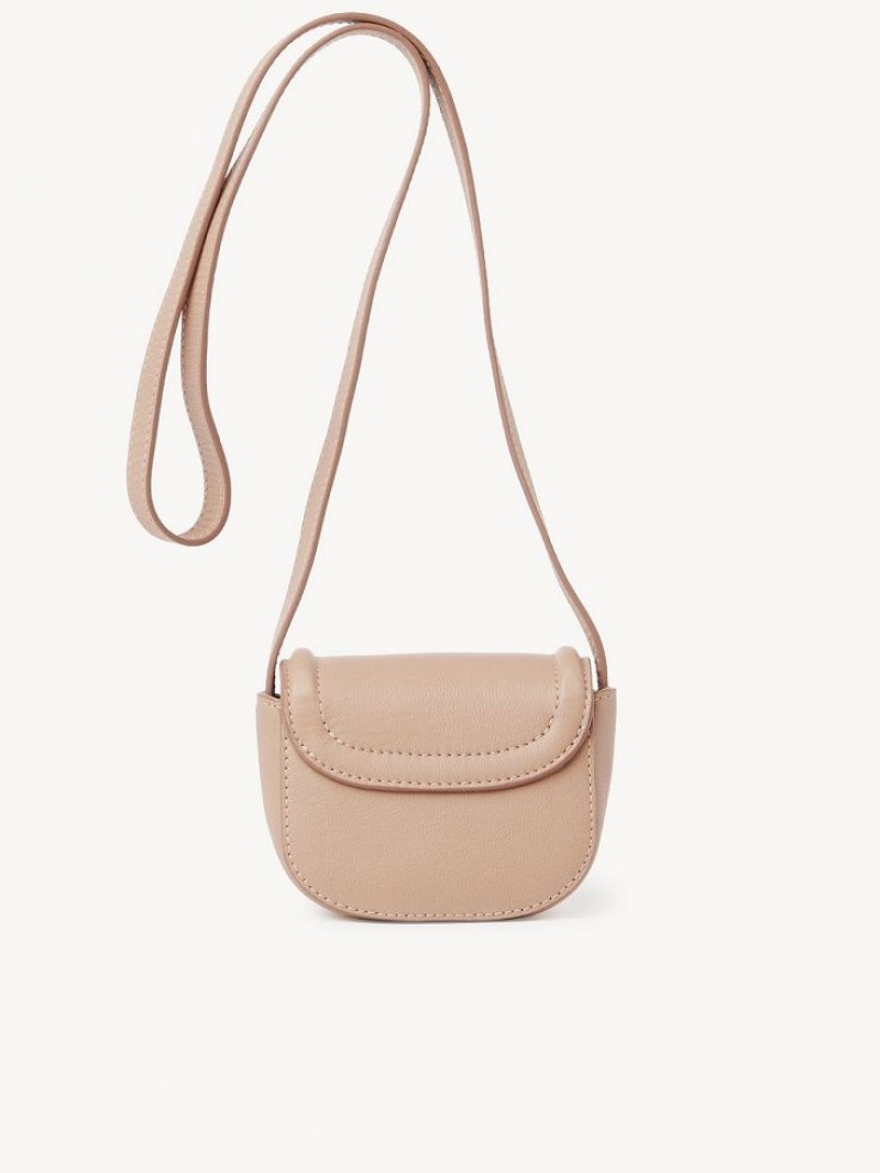 Chloe Mara Micro Schoudertassen Koffie Roze | CHE-SR14606
