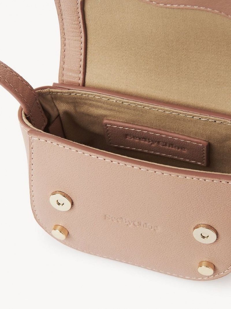 Chloe Mara Micro Schoudertassen Koffie Roze | CHE-SR14606