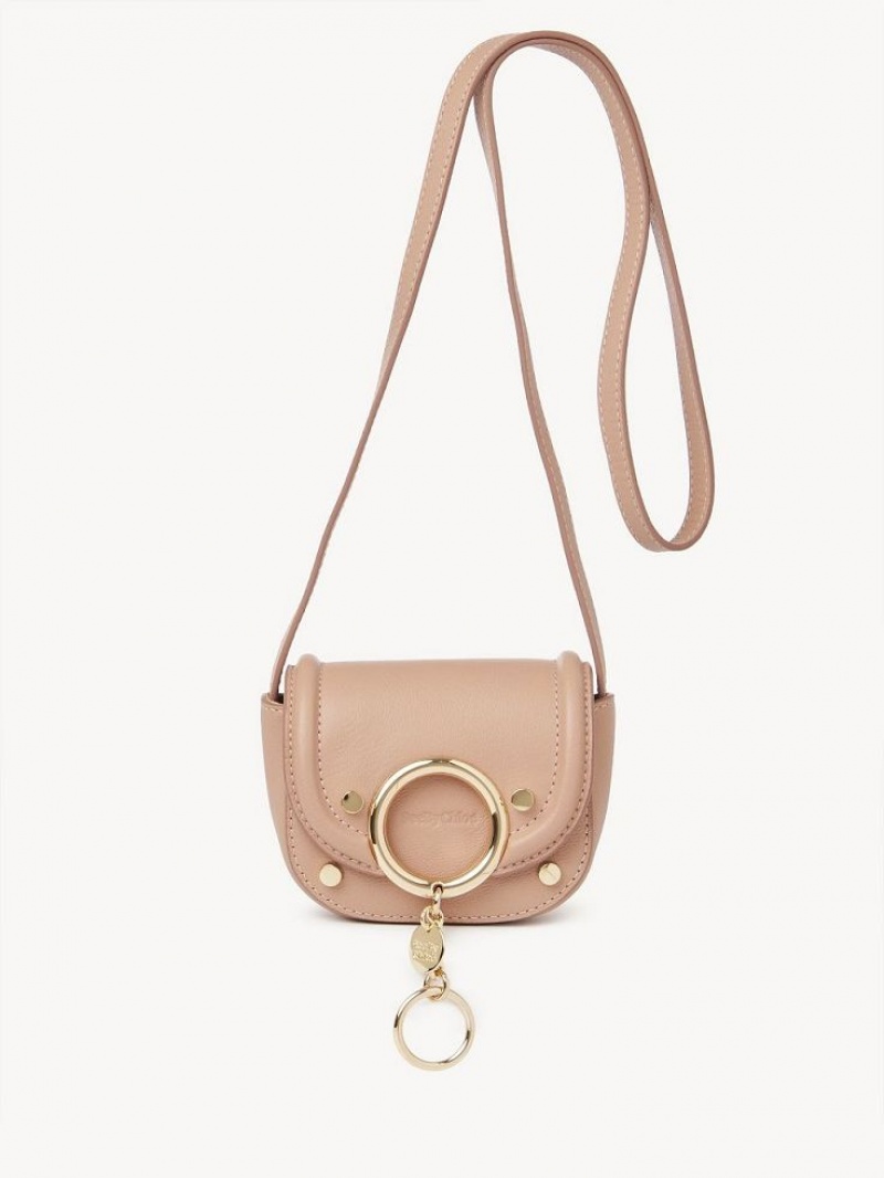 Chloe Mara Micro Schoudertassen Koffie Roze | CHE-SR14606