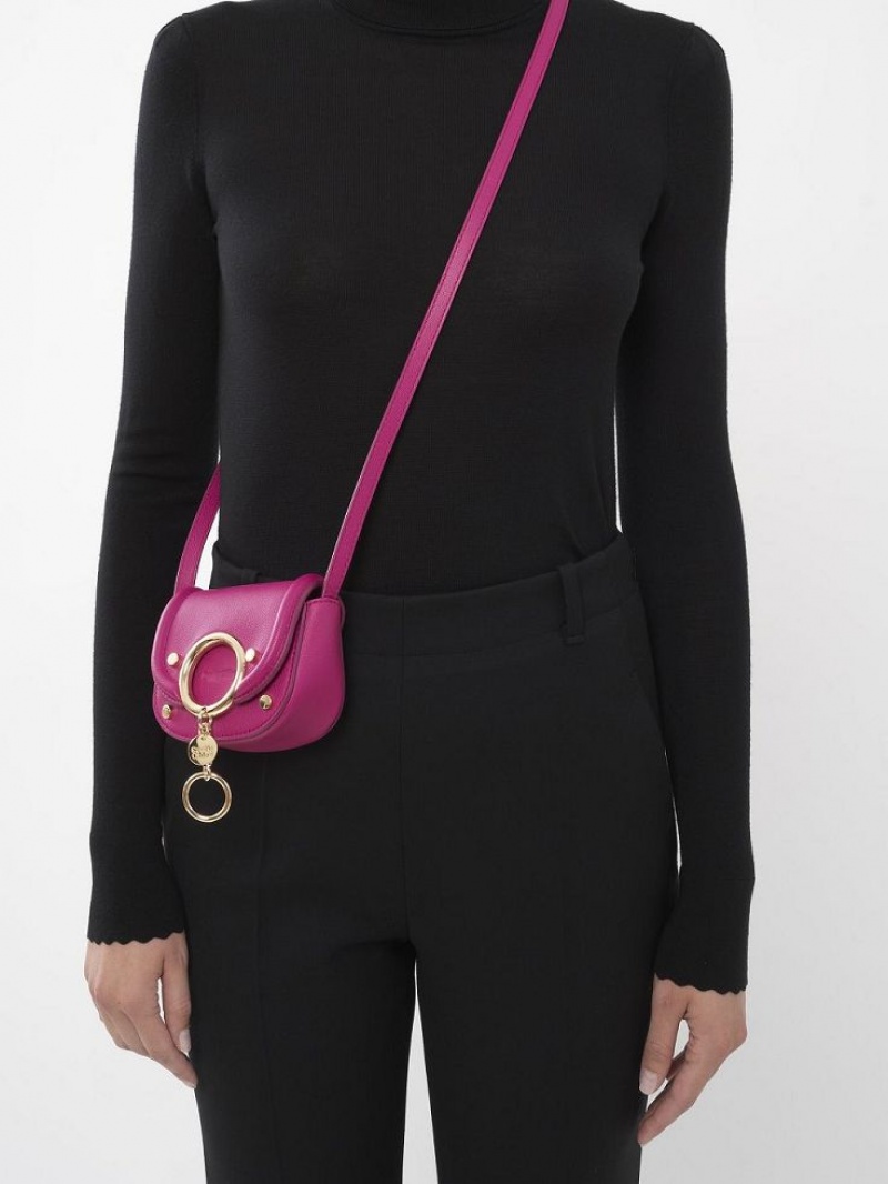 Chloe Mara Micro Schoudertassen Roze | CHE-SR14605