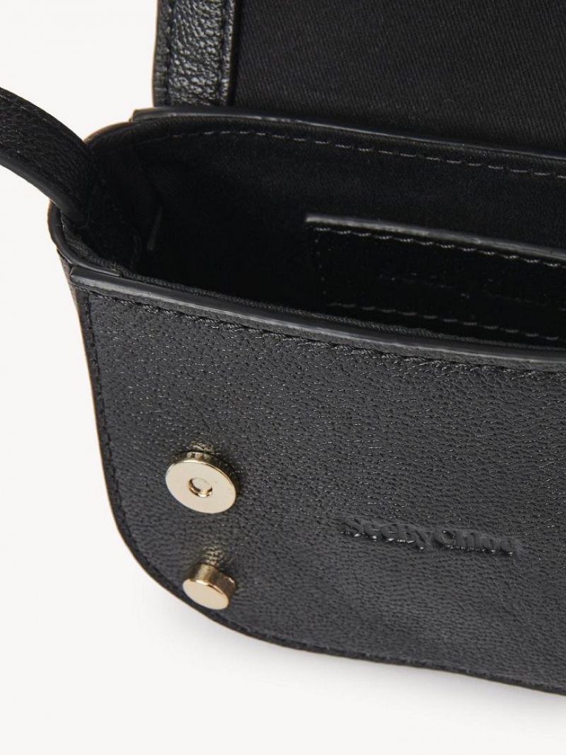 Chloe Mara Micro Schoudertassen Zwart | CHE-SR14608