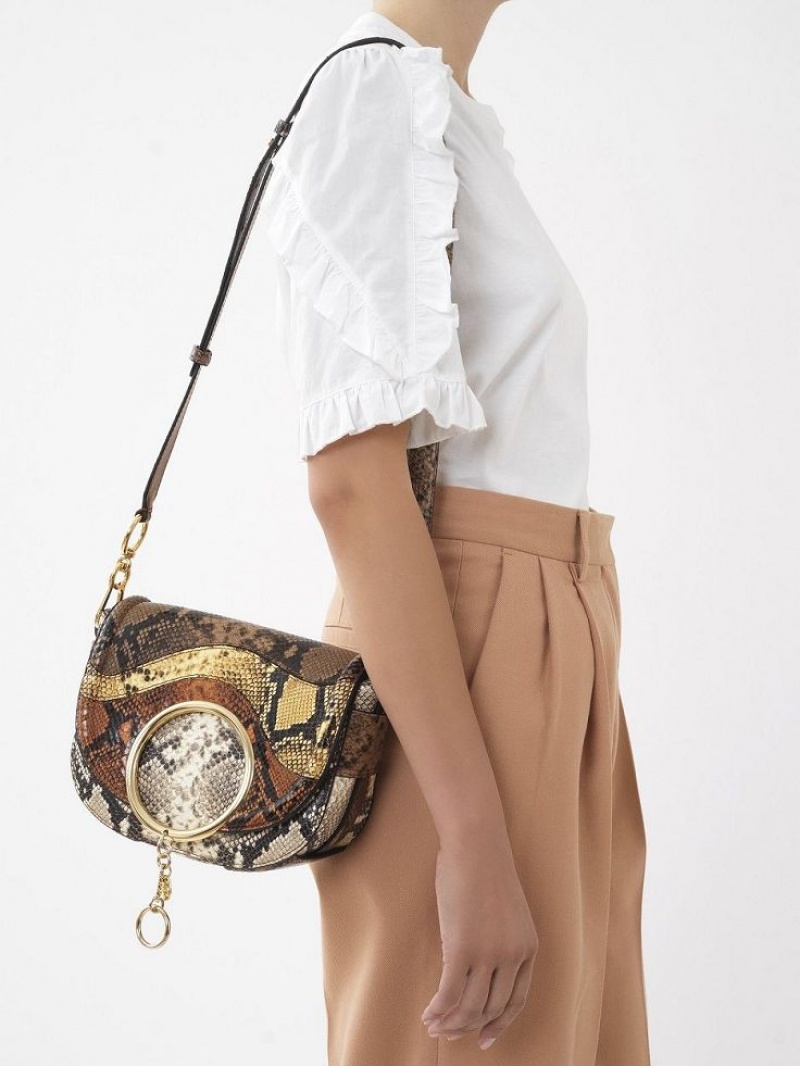Chloe Mara Schoudertassen Bruin | CHE-SR14597