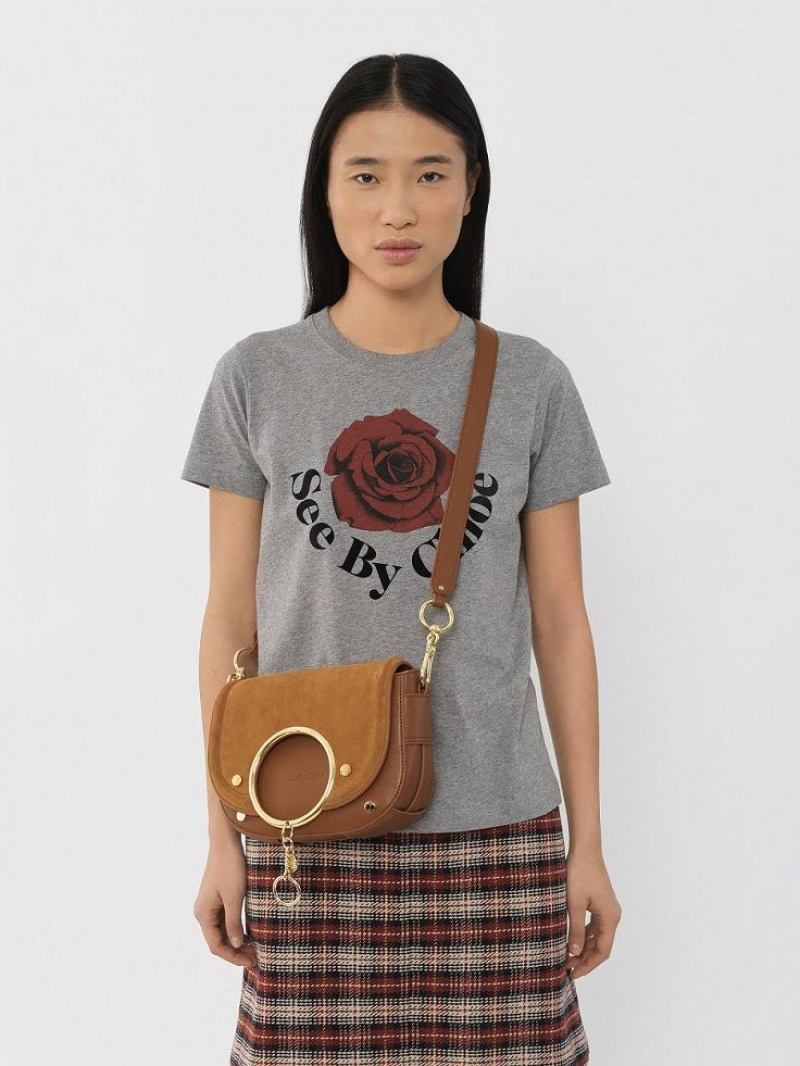 Chloe Mara Schoudertassen Bruin | CHE-SR14651