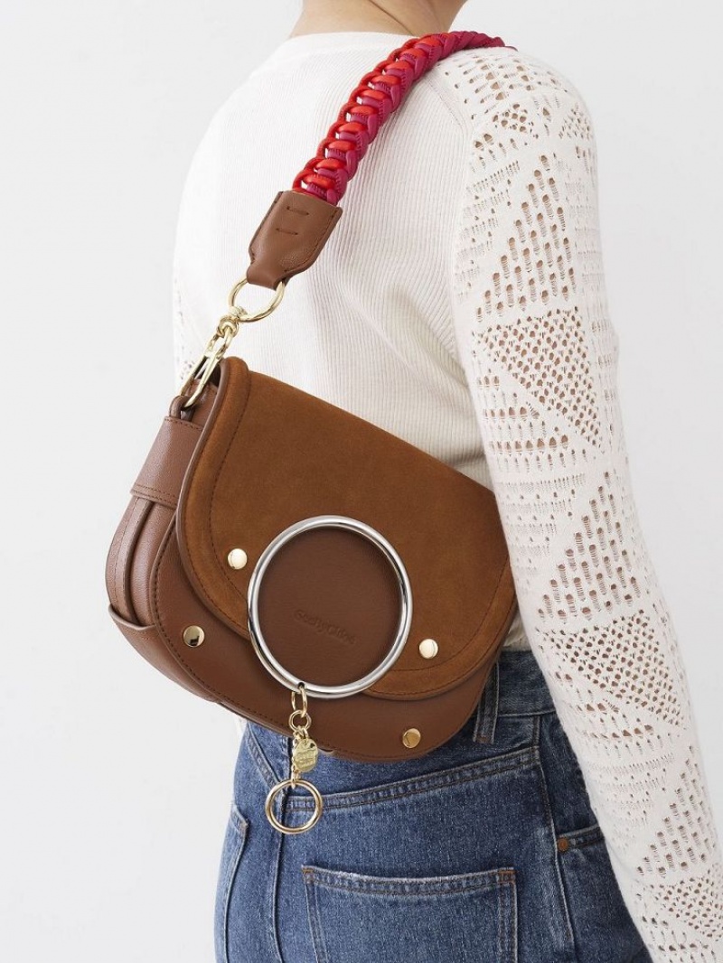 Chloe Mara Schoudertassen Bruin | CHE-SR14654