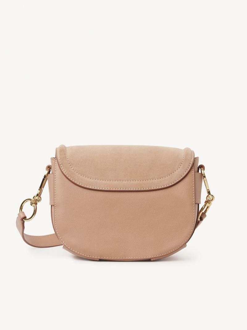 Chloe Mara Schoudertassen Koffie Roze | CHE-SR14620