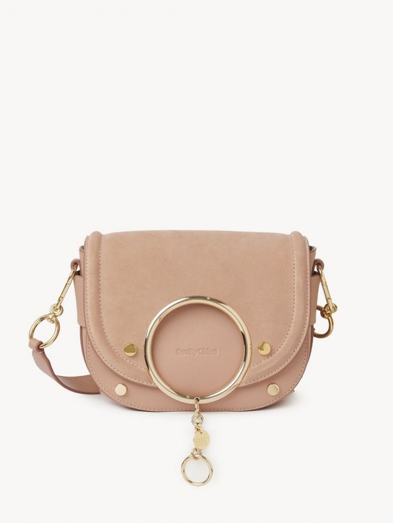 Chloe Mara Schoudertassen Koffie Roze | CHE-SR14620
