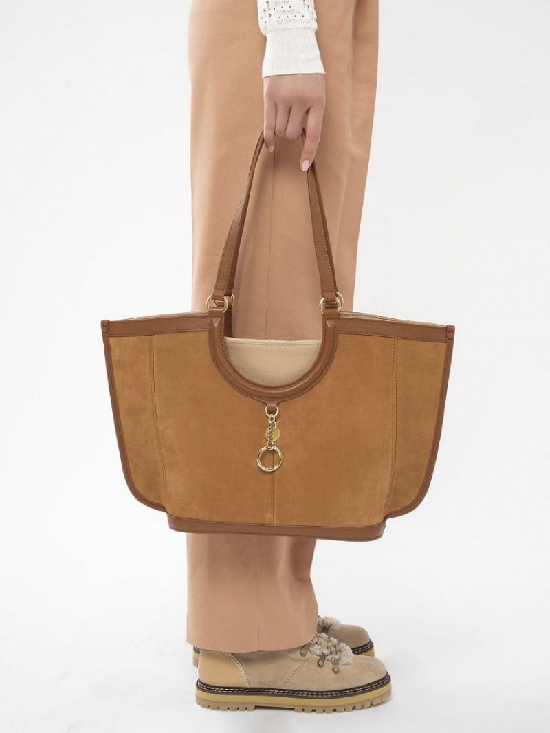 Chloe Mara Shopper Schoudertassen Bruin | CHE-SR14592