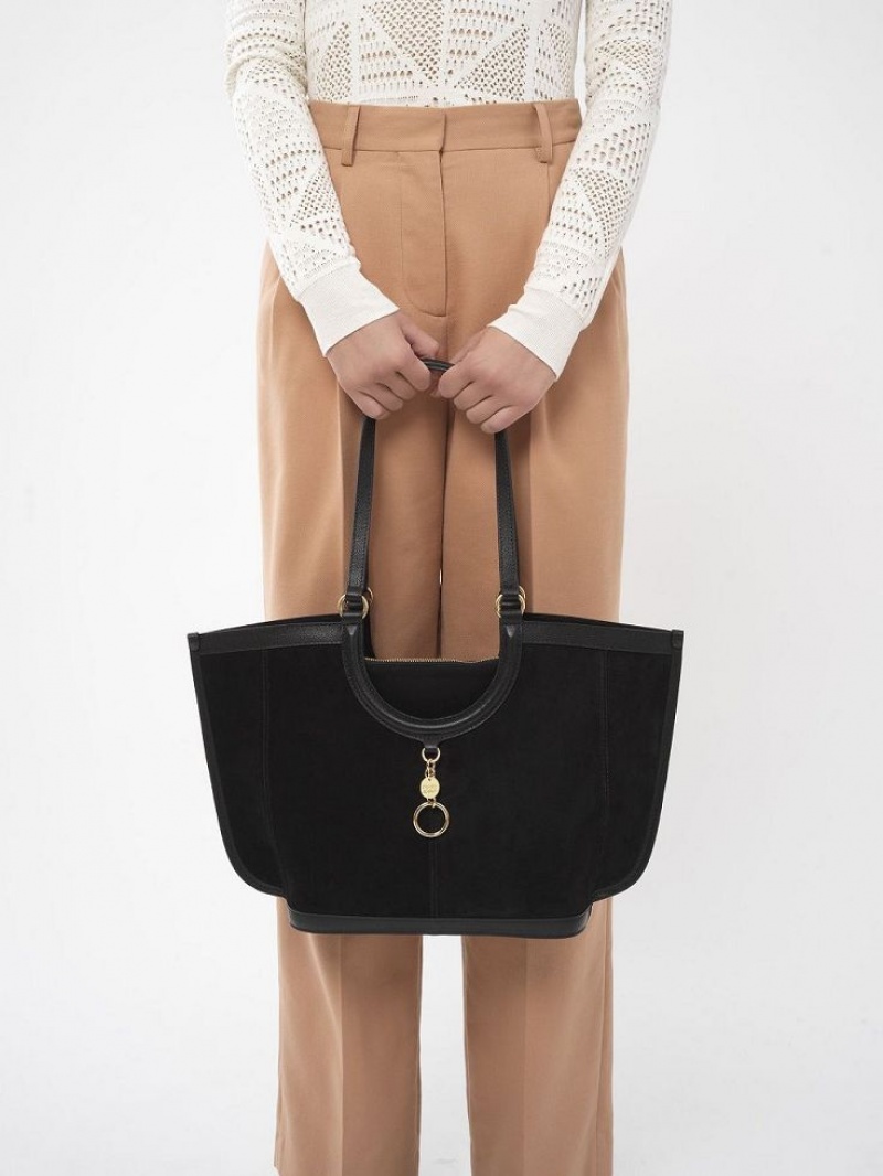 Chloe Mara Tote Tassen Zwart | CHE-SR14703