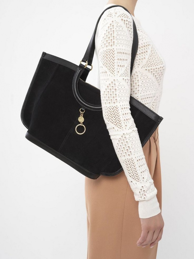 Chloe Mara Tote Tassen Zwart | CHE-SR14703