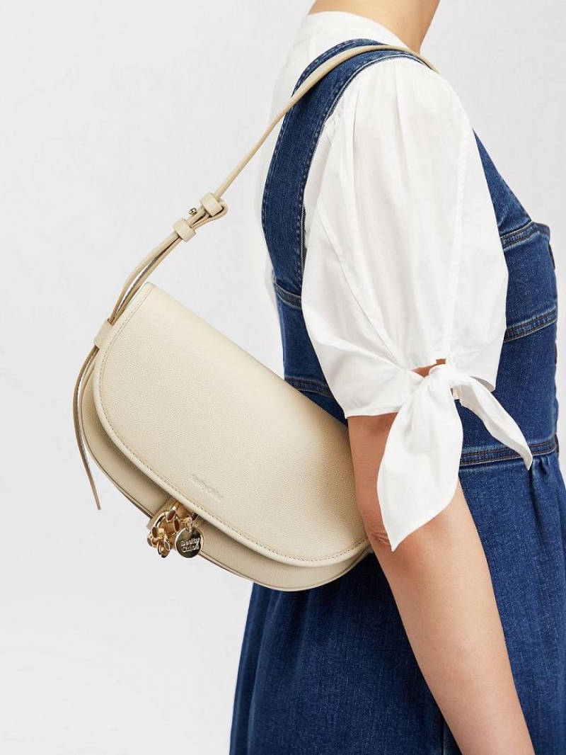 Chloe Mara Uette Schoudertassen Beige | CHE-SR14652