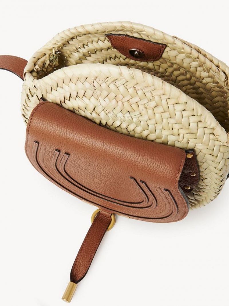 Chloe Marcie Basket Crossbodytassen Bruin | CHE-SR13478