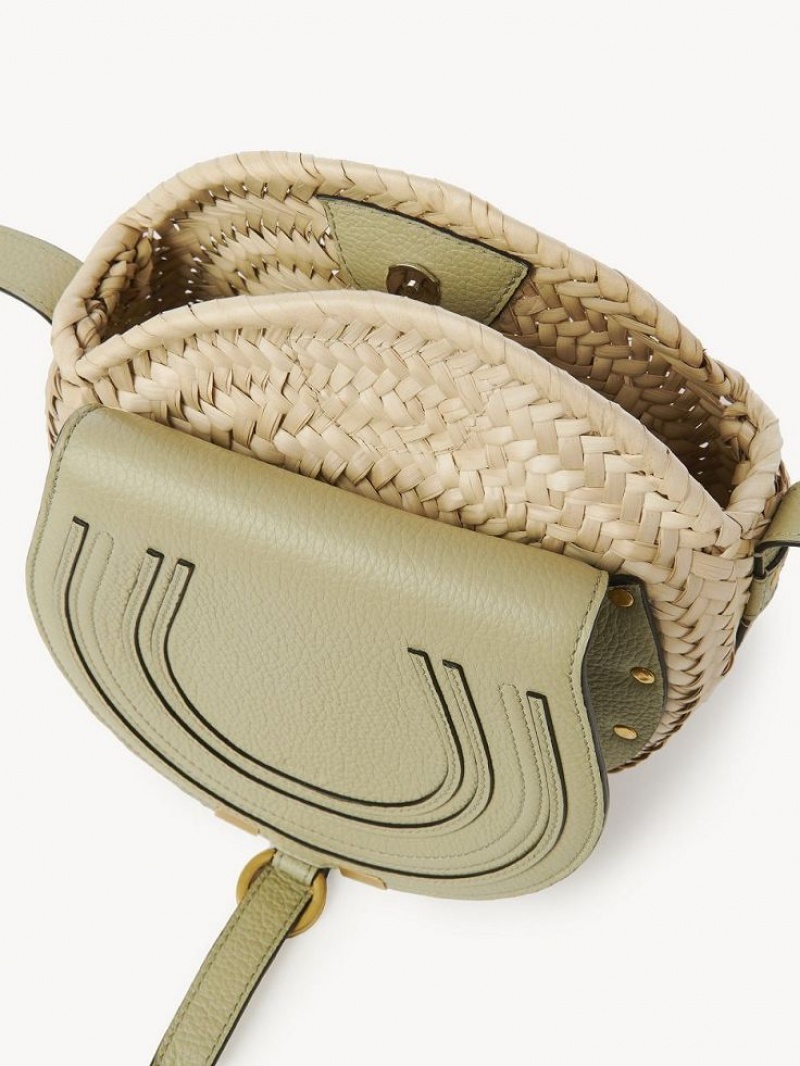 Chloe Marcie Basket Crossbodytassen Groen | CHE-SR13486
