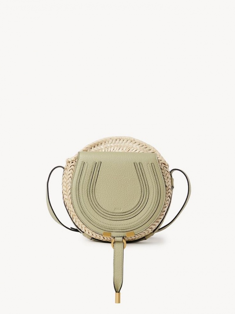 Chloe Marcie Basket Crossbodytassen Groen | CHE-SR13486