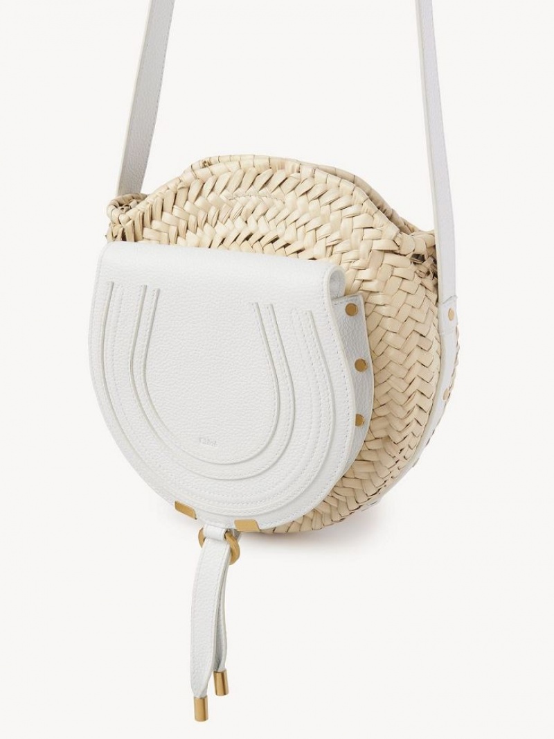 Chloe Marcie Basket Crossbodytassen Wit | CHE-SR13572
