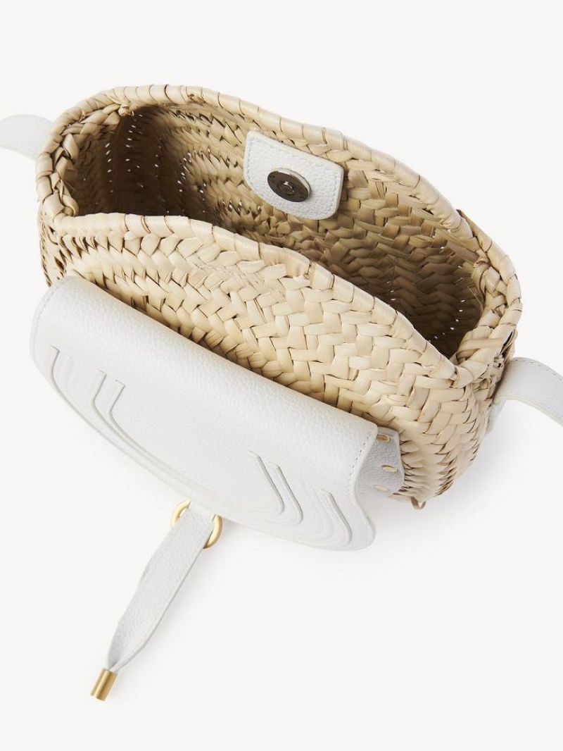 Chloe Marcie Basket Crossbodytassen Wit | CHE-SR13572