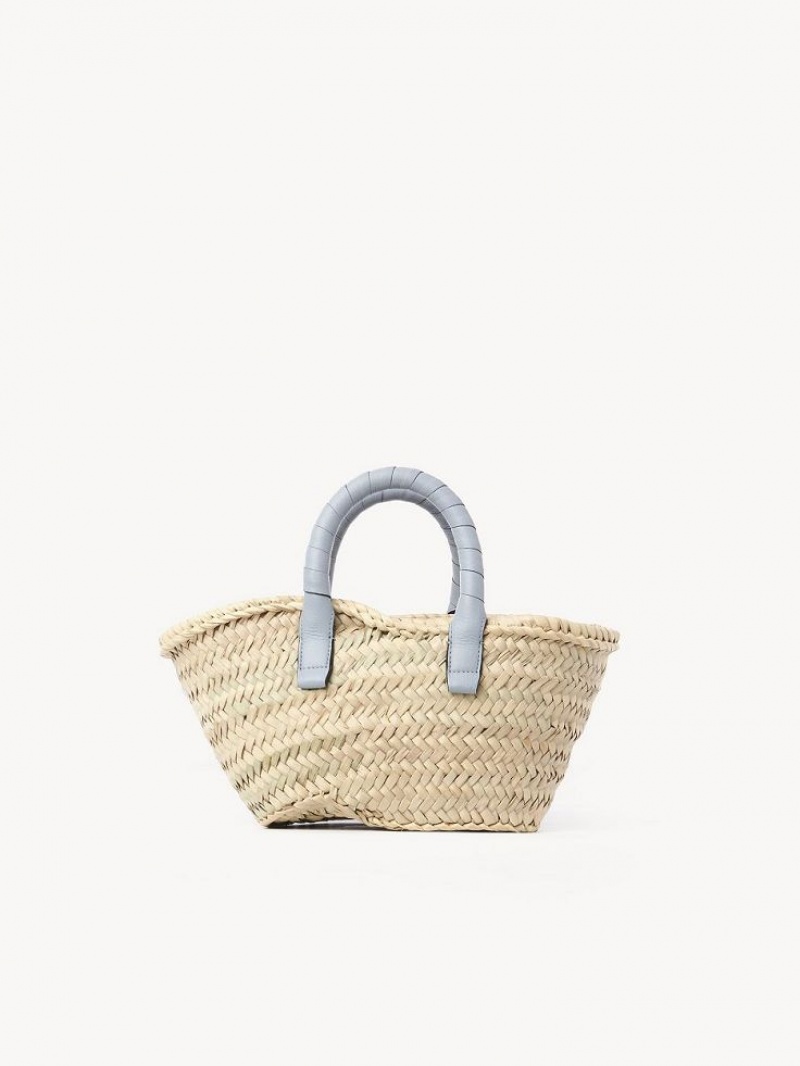 Chloe Marcie Basket Mini Tassen Blauw | CHE-SR13661