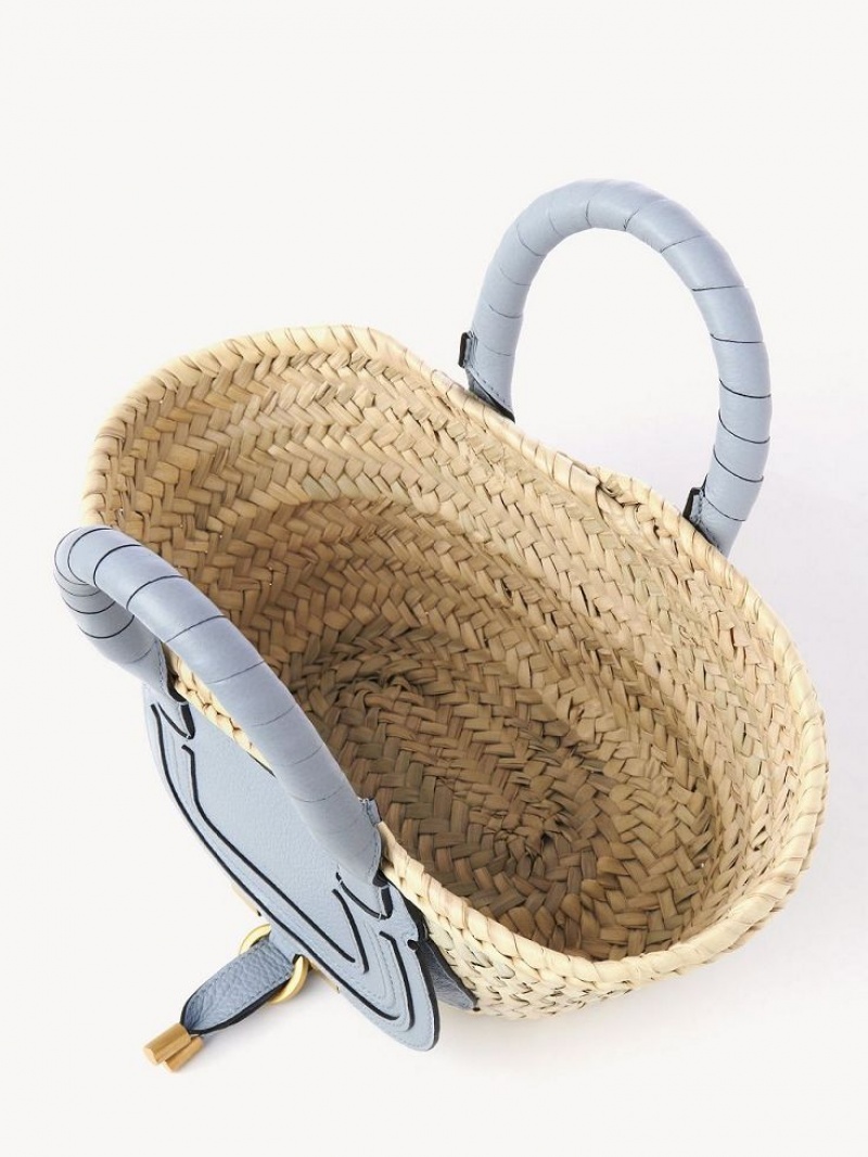 Chloe Marcie Basket Mini Tassen Blauw | CHE-SR13661