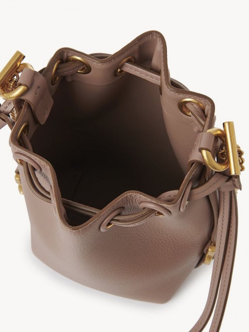 Chloe Marcie Bucket Mini Tassen Bruin | CHE-SR13716