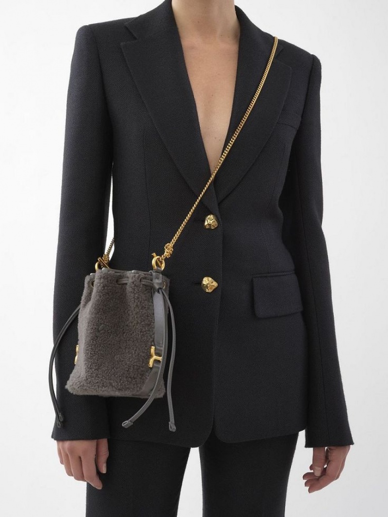 Chloe Marcie Bucket Mini Tassen Grijs | CHE-SR13740