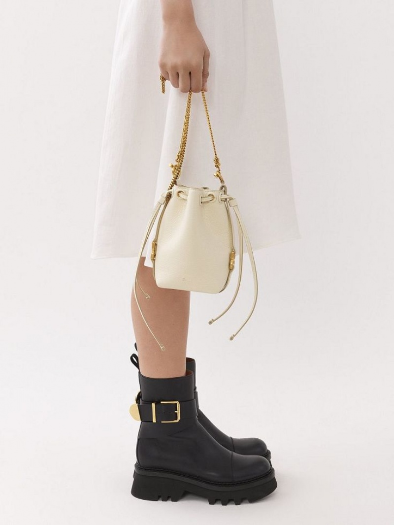 Chloe Marcie Bucket Mini Tassen Wit | CHE-SR13717