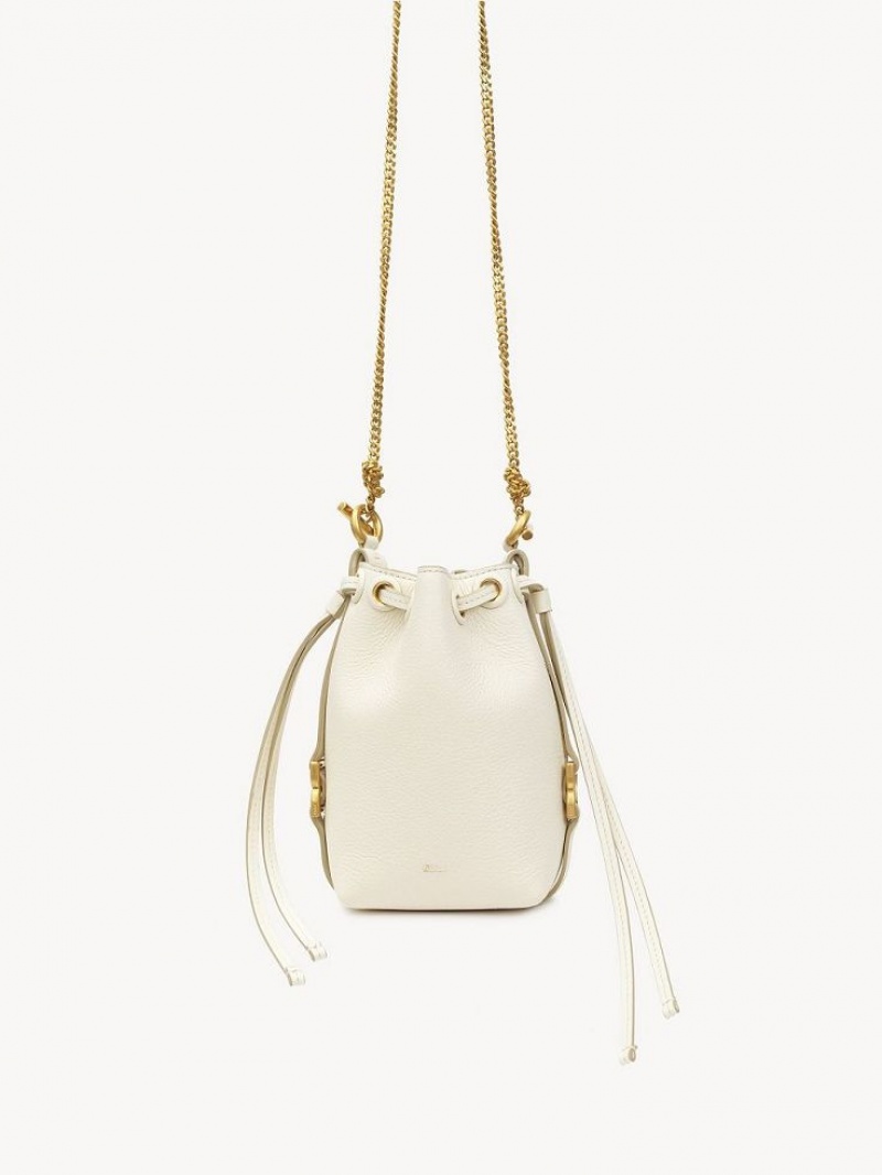 Chloe Marcie Bucket Mini Tassen Wit | CHE-SR13717