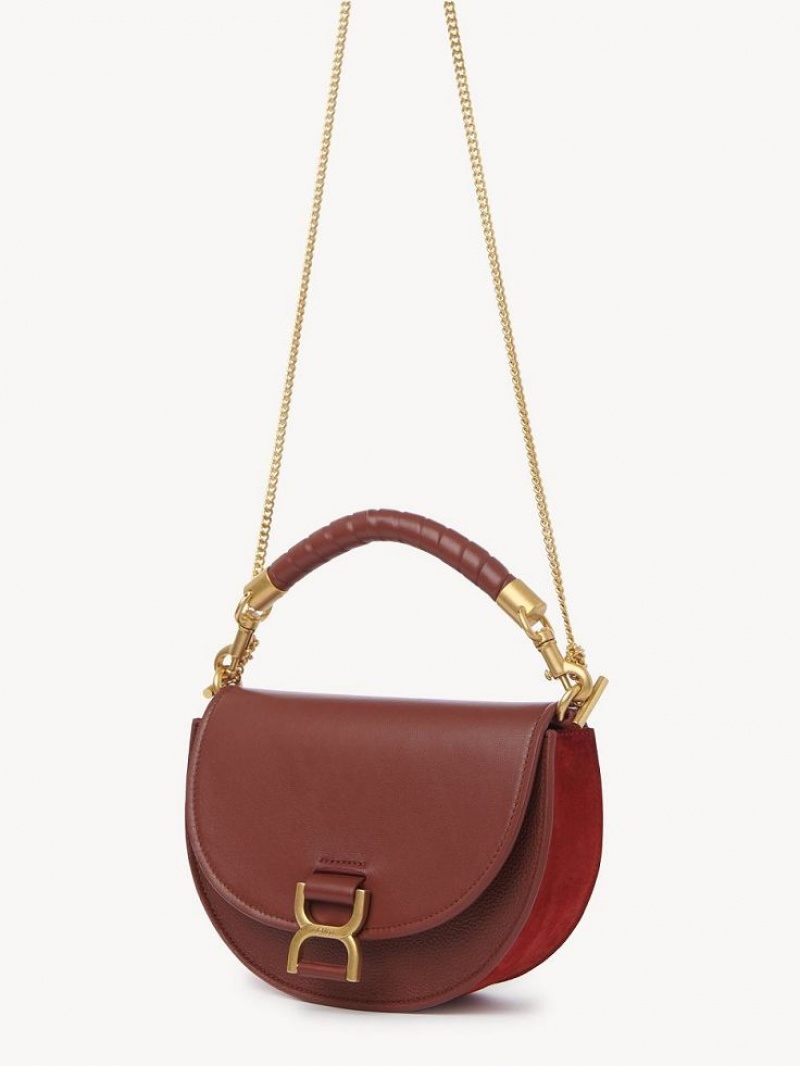 Chloe Marcie Chain Flap Crossbodytassen Bruin | CHE-SR13461