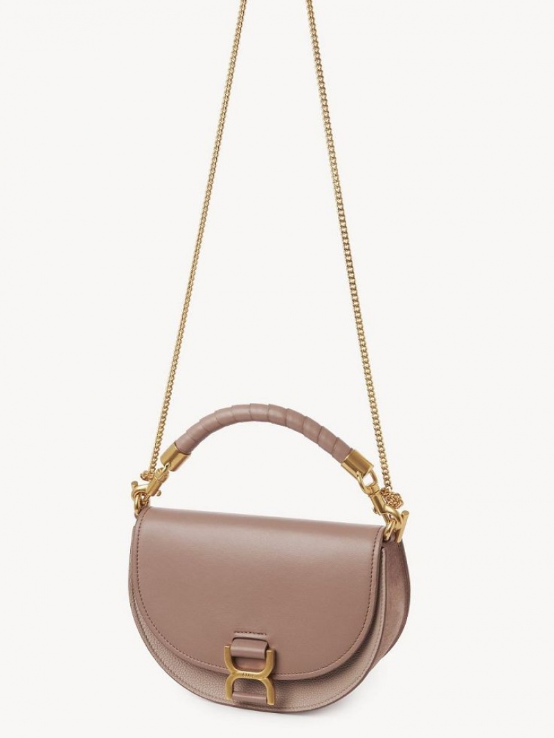 Chloe Marcie Chain Flap Crossbodytassen Bruin | CHE-SR13618