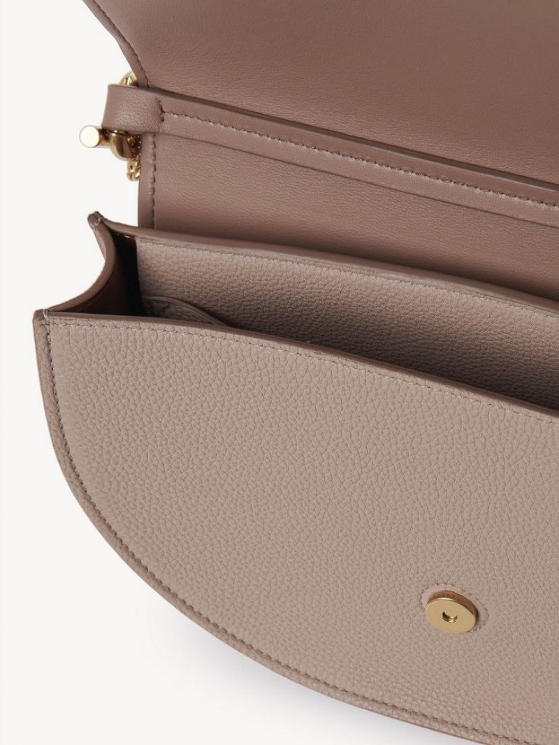 Chloe Marcie Chain Flap Crossbodytassen Bruin | CHE-SR13618